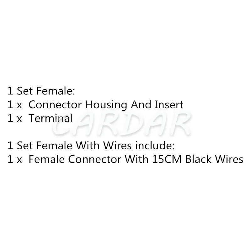Automotive Unsealed Connector Plug Cable Wire Socket - usage example