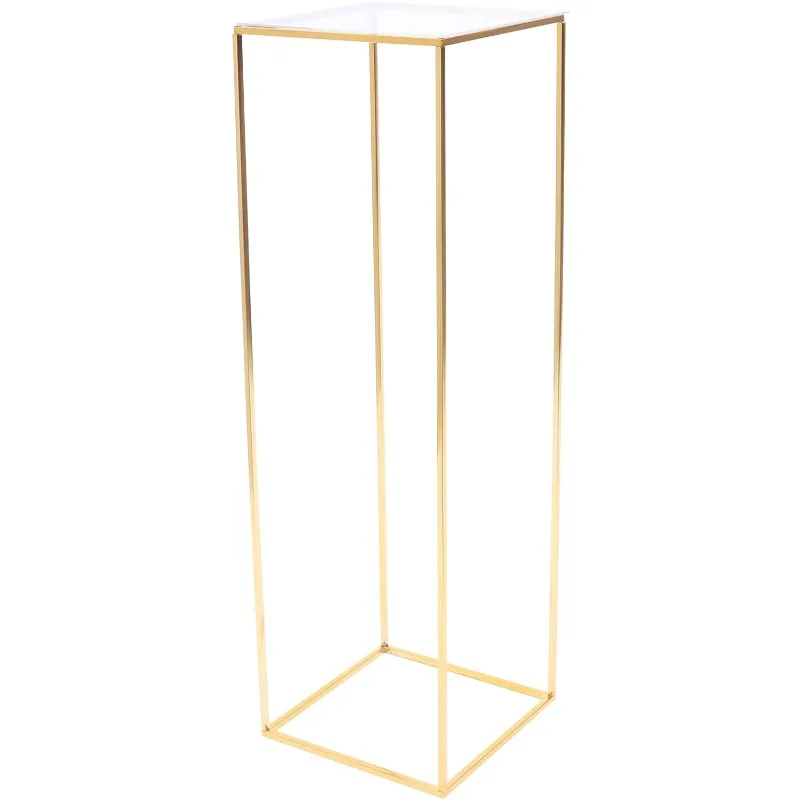 

1pc Gold Flower Floor Stand Metal Column Flower Stand Flower Arrangement for Wedding Party Dinner Centerpiece, Home Decor, for B