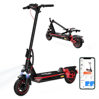 RCB R10S Electric Scooter, 48V 16.8Ah Battery, Dual Braking, 10\