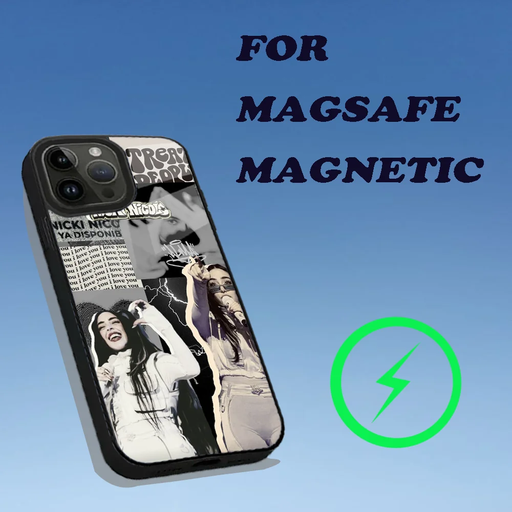 Singer N-Nicki N-Nicole Phone Case For iPhone 15,14,13,12,11,Plus,Pro,Max Mini Magsafe Magnetic Wireless Charging