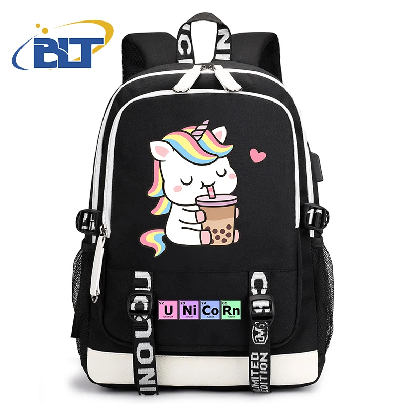 Jugend rucksack USB Studenten tasche Outdoor-Reisetasche für Jungen und Mädchen geeignet