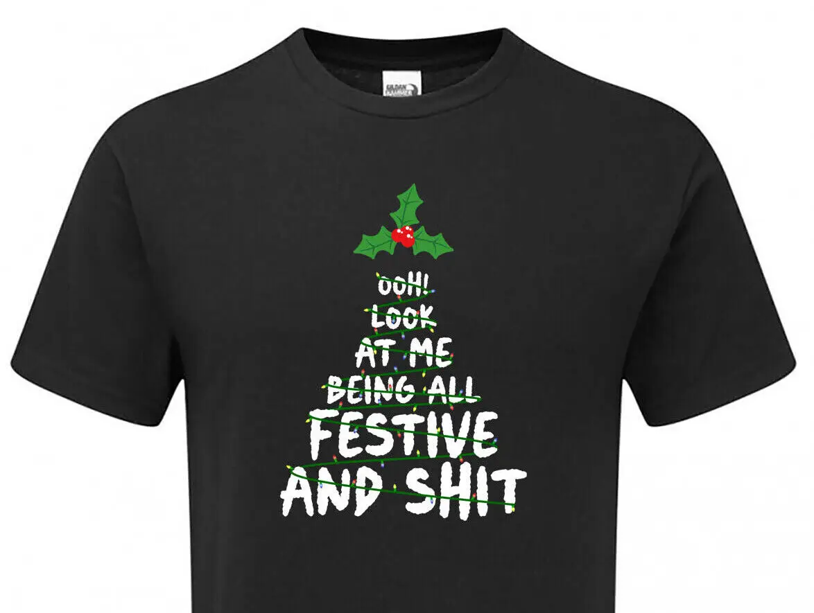 T-shirt Sh de Noël, Comédie Offcommissions, Drôle, Blague Amusante