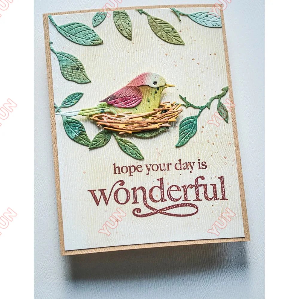 Scrapbooking Cards Mold Birthday Party Cake Dies Bird Balloons Flowers Congrats Marker Script Cutting Dies DIY Handmade 2025 New