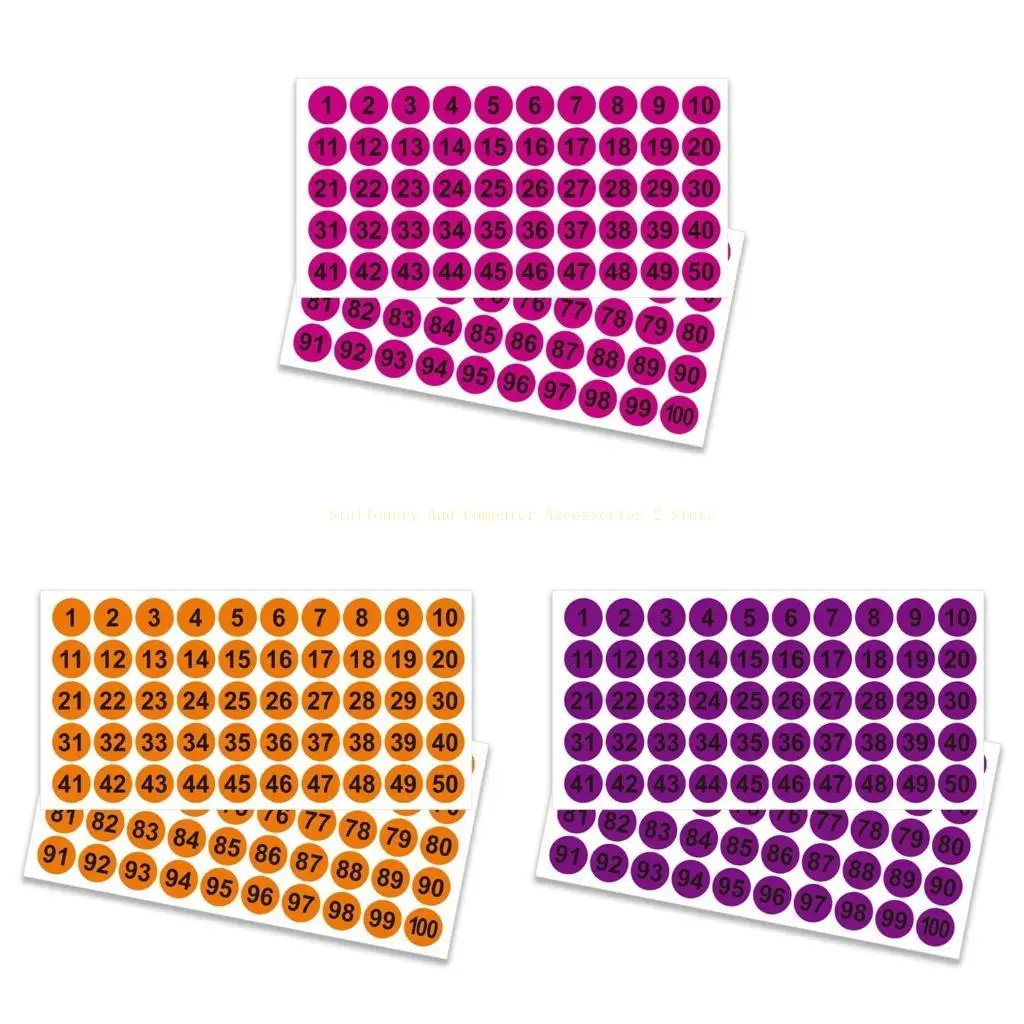 

50 листов 1-100 наклеек номера 25 мм круглые номера наклейки для офисных шкафчиков.