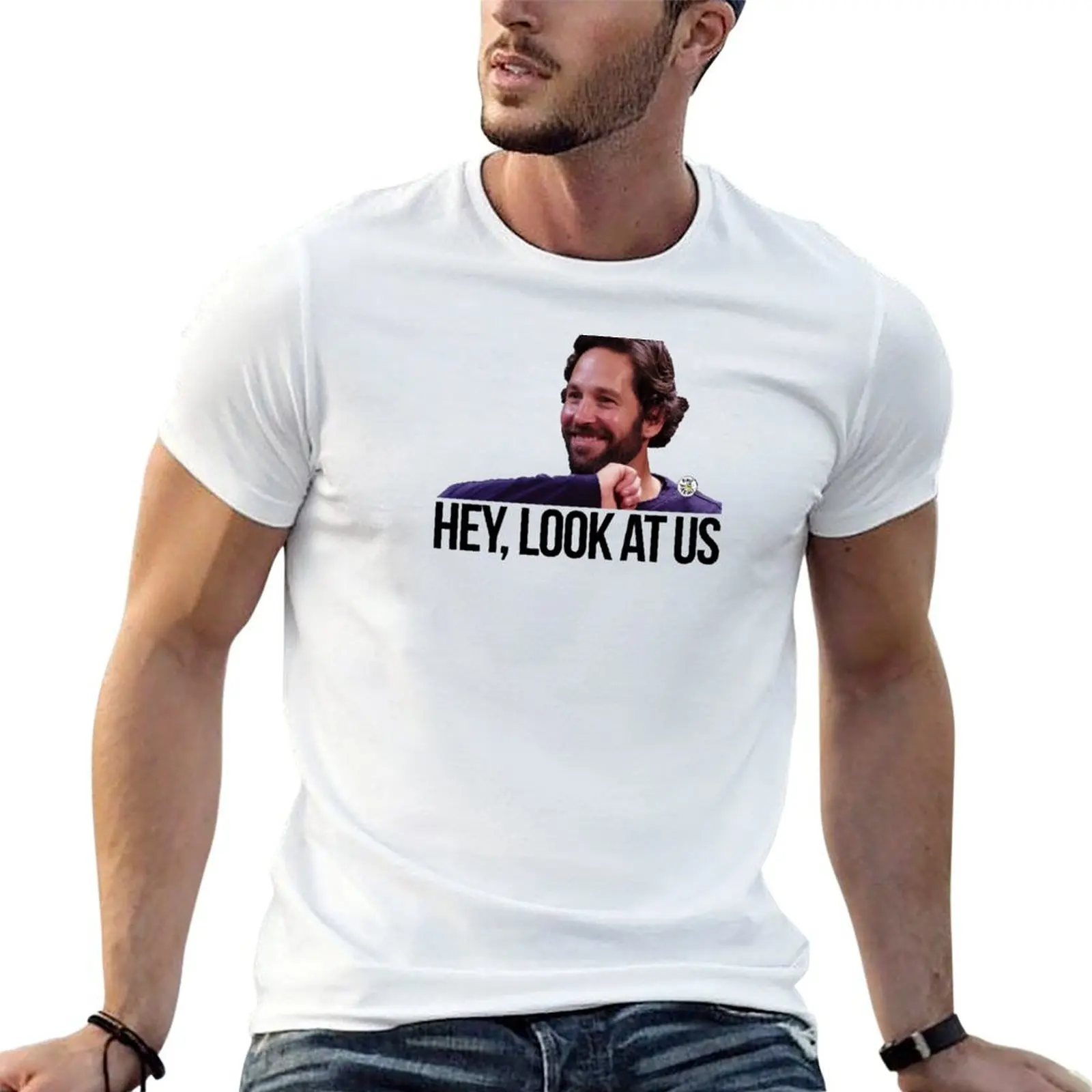 

Hey, look at us - Paul Rudd V2 T-Shirt printed t shirts for man t shirt man luxury T-Shirt