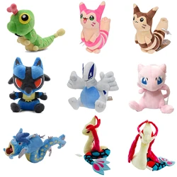 Juguetes de Peluche de Pokémon Fit, figuras de dibujos animados de Mew Lugia Gyarados, muñecos de Peluche Milotic, regalos de cumpleaños de Helloween, 8 estilos