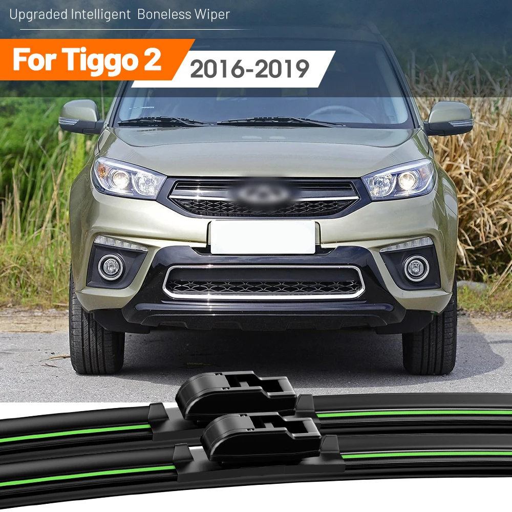 

2pcs For Chery Tiggo 2 2016-2019 Front Windshield Wiper Blades 2017 2018 Windscreen Window Accessories