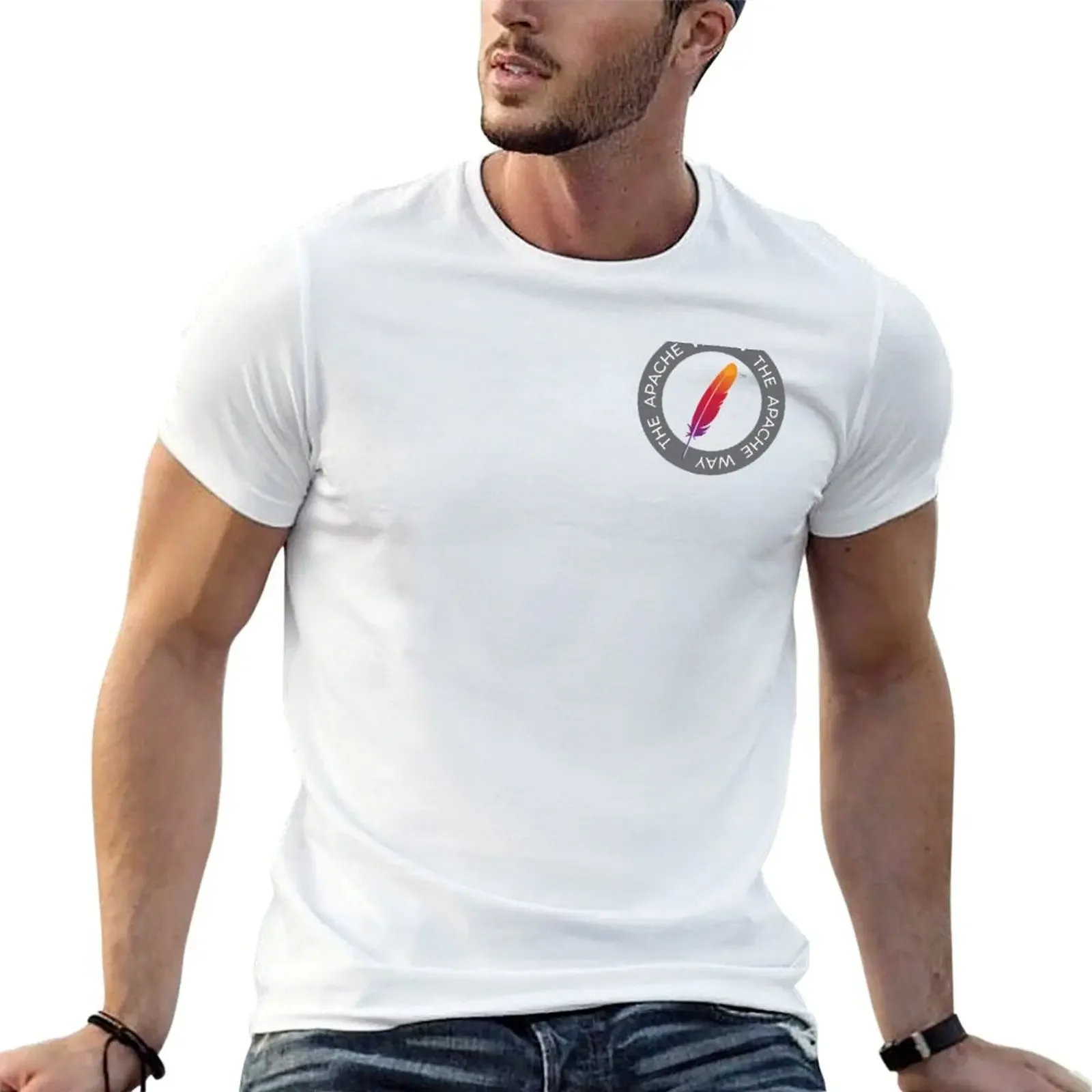 

The Apache Way: Grey T-Shirt valentines clothes summer clothes oversized anime mens graphic t-shirts anime