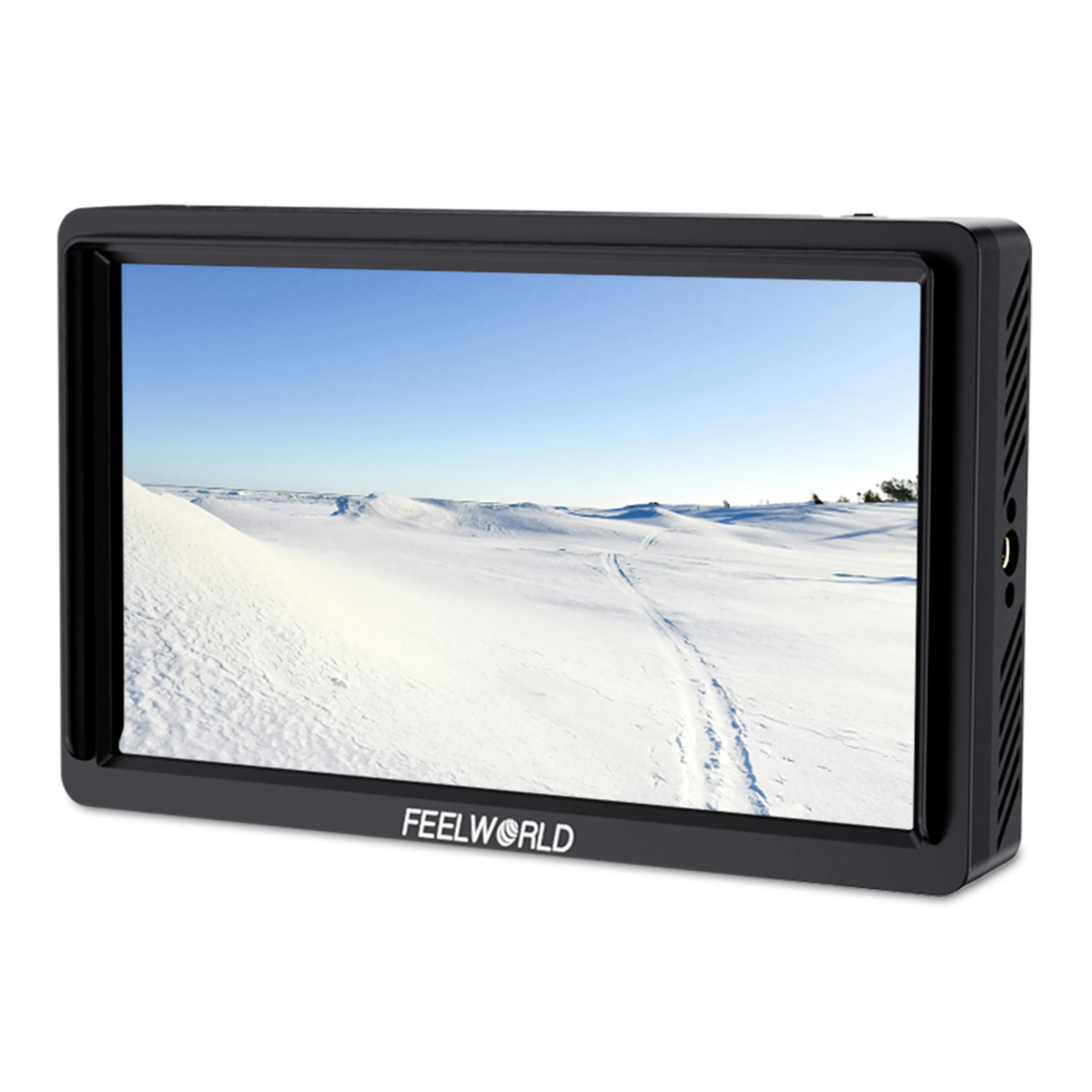 

FEELWORLD FW568S Dslr Field Monitor 3G-SDI 4K HDMI 1920X1080 IPS 6 Inch hdmi Camera Field Monitor F970 Power Adapter & Mount