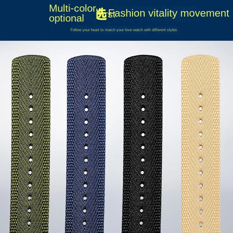 For Casio PRW-60Y/50Y/70Y/30 series Strap PROTREK Mountaineering Watch PRW-60Y PRW-50Y PRW-70Y Nylon canvas watch strap 23mm