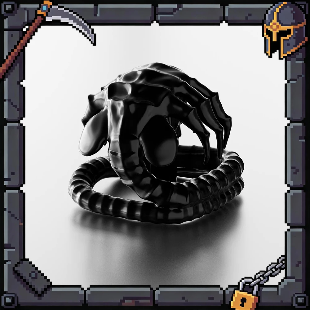 PBTfans Alien Earth Face Hugging Worm PC Keycaps Original Personality Keyboard Keycaps Customized Metal For PC Accessories Gifts