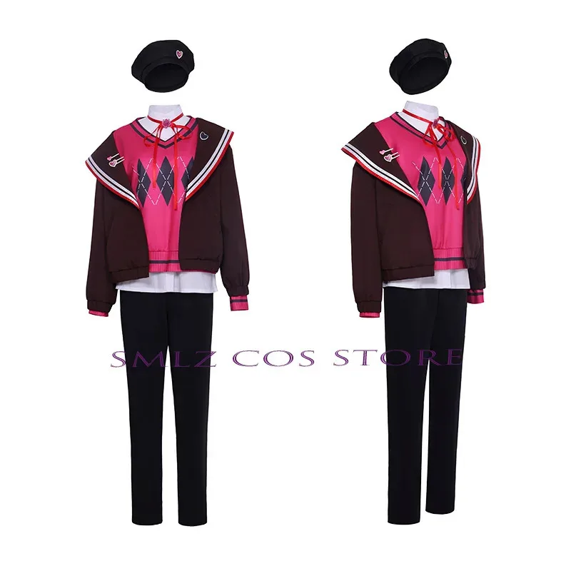 عيد الحب تويا Aoyagi تأثيري أنيمي مشروع Sekai حية سيئة فرقة زي تويا Aoyagi شعر مستعار PJSK الزي الرسمي رجل الهالوين