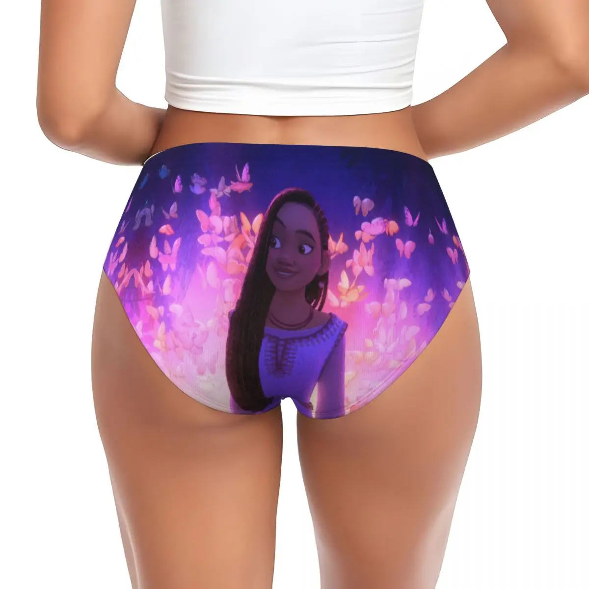 Custom Wish Princess Asha Brief Panties Women Comfort Underwear