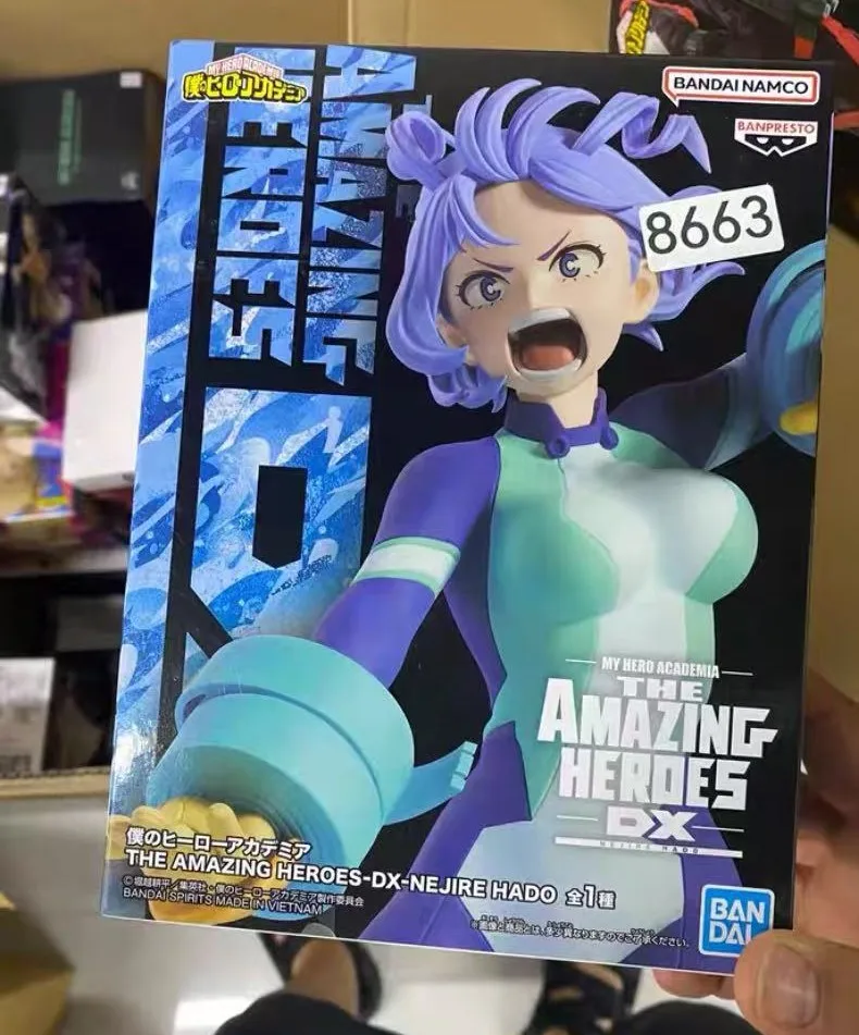 

ORIGINAL BANDAI NAMCO BANPRESTO MY HERO *T AMAZING HEROES DX Hado Nejire PVC Hand-mand model collector statue toy