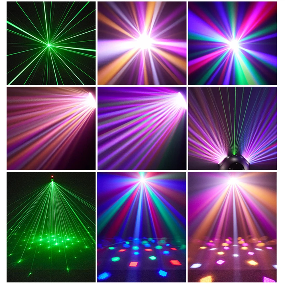 36W Mini Disco Lights LED DJ Equipment Party Light RGBW DMX Moving Head Beam Mobile Strobe Stage Effect For Nightclub Bar Show