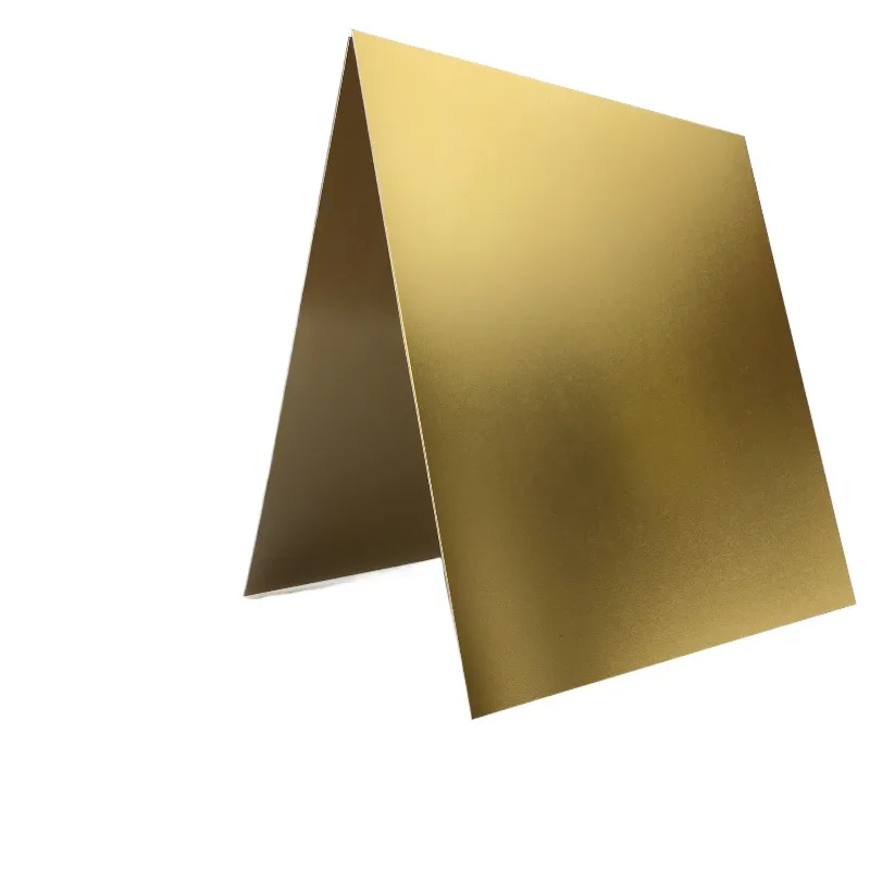 

Gold 5052 Anodized Aluminum Alloy Sheet Custom Non-Standard Parts THK 0.5-2mm L/W 100-300mm