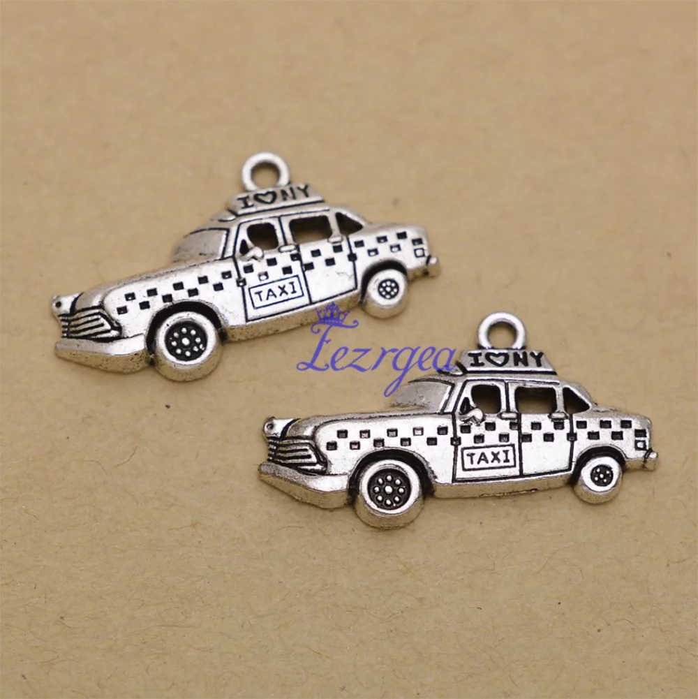 10pcs/lots Vintage Travel Camping Charms Airplane Aircraft Car Bus Bike Boat Taxi Pendants For Diy Jewelry Making Supplies