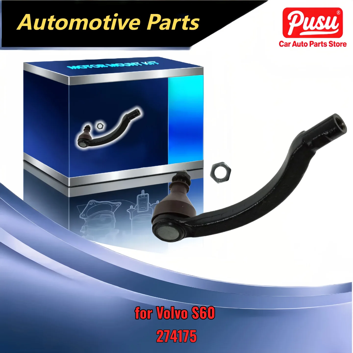 

Replacement TRQ Front Left Outer Tie Rod for Volvo S60 2001-2009 S80 2000-2006 V70 2001-2007 Replaces 274175