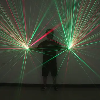 高品質二合一紅綠雷射手套 LED多光束雷射手套,適用於LED機器人服裝舞台派對表演道具 10 最佳銷售 LED秀 - №8