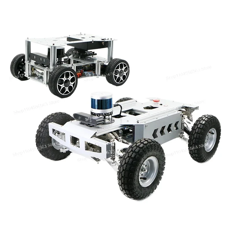 ROS Robot Intelligent Mobile Chassis with Raspberry Pi 5, SLAM Lidar Mapping Navigation for Robotics Education
