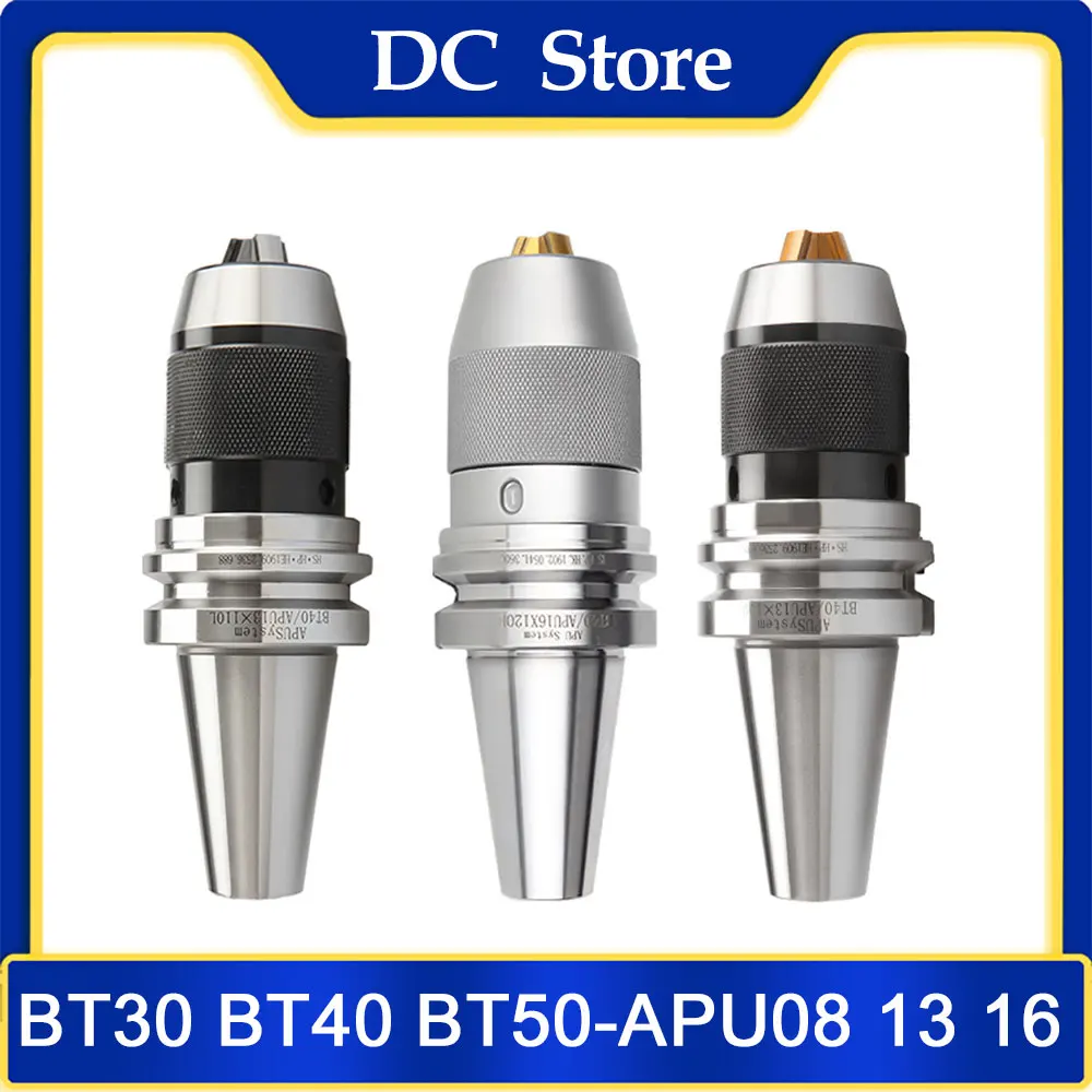 

BT30 BT40 BT50 APU08 APU13 APU16 BT40 drill chuck shank integrated self-tightening CNC Tool Holders Automatic