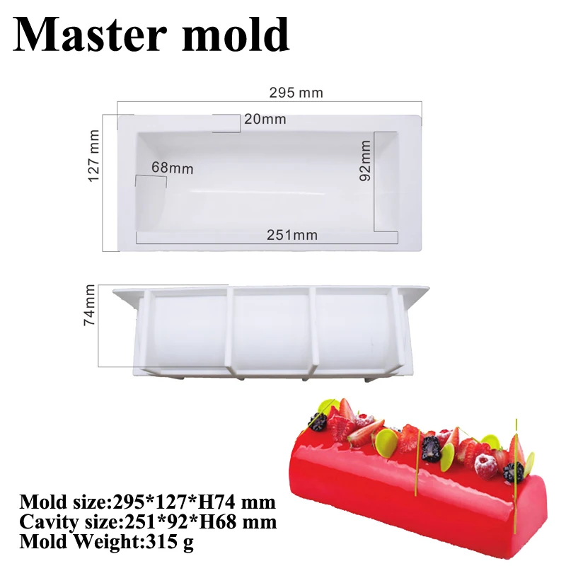 Black Texture Mousse Cushion Cylindrical Mousse Main Mold Kitchen Bakeware Set Silicone Cake Molds Party Pastry Baking Tools