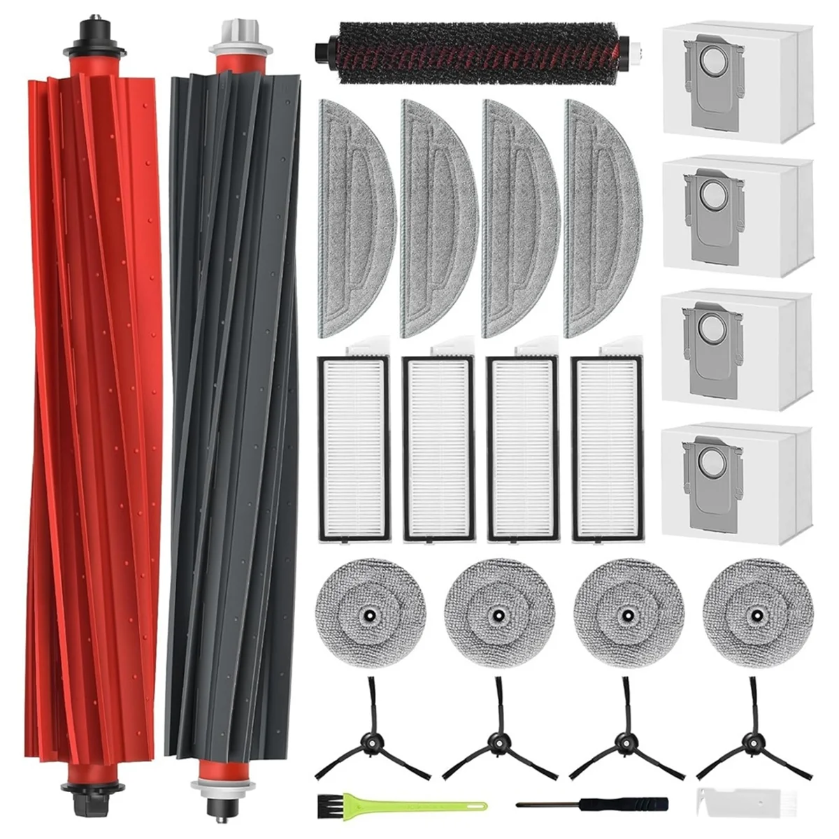 FZFZ S8 Maxv Ultra 교체 부품 메인 사이드 브러시 Hepa 필터 걸레 천 먼지 봉투 액세서리