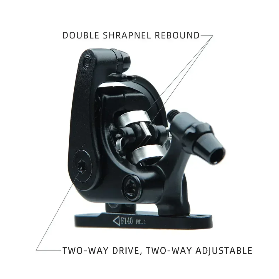 

Механический дисковый тормоз ZOOM DB700 для шоссейного велосипеда — двухпоршневой суппорт для роторов 140/160 мм, совместимый с велосипедами MD-C550 и TRP