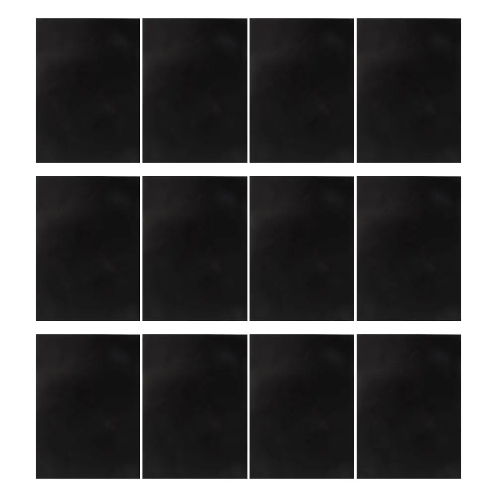 

12 Sheets Blackboard Stickers Erasable Handwriting Rewritable Dry Erase Pp Small
