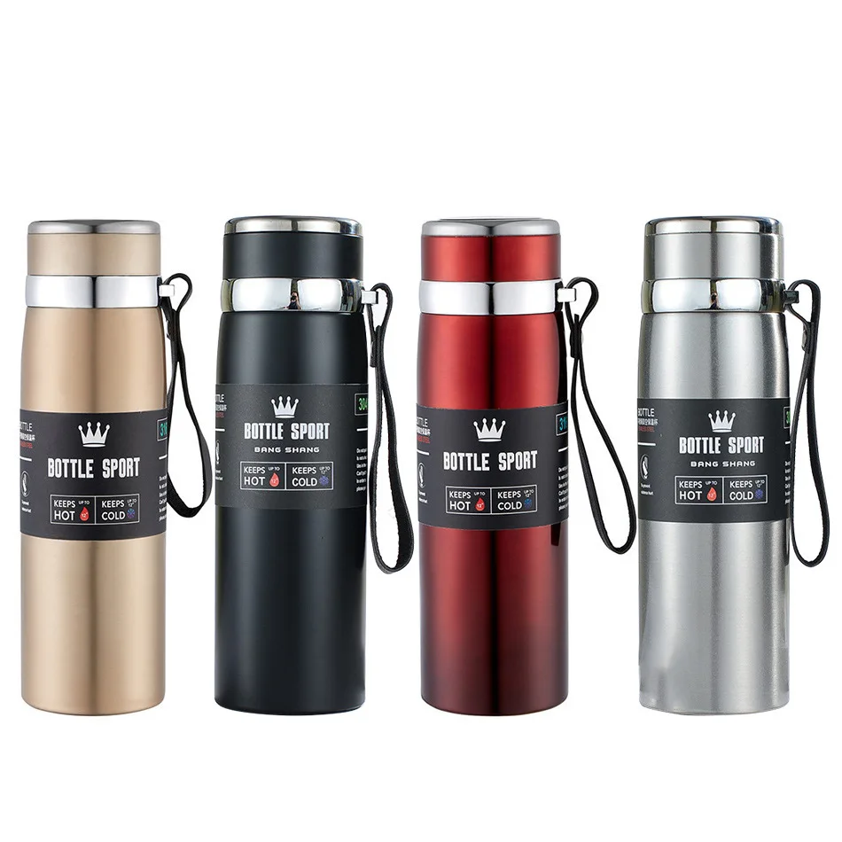 1000ML Vacuum Insulated Water Bottle 316 Stainless Steel Thermos Cup Office Coffee Cup High-end Business Thermos Travel Mug