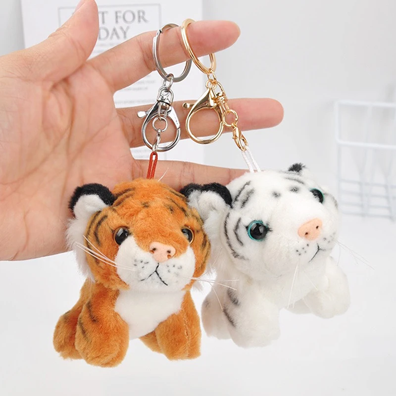 

Милый плюшевый брелок-тигр, подвеска для рюкзака, игрушка-тигр, брелок для ключей, подвеска для детской сумки