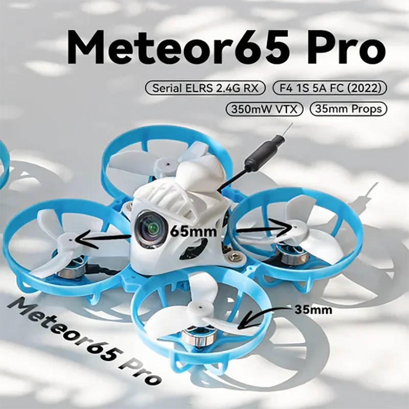 BETAFPV Meteor65 Pro Brushless Whoop Quadcopter (2022) RC Camera Drones