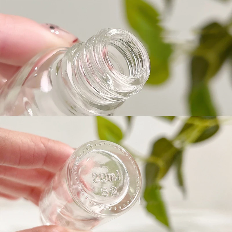 Dropper Bottles With Scale Reagent Eye Drop Transparent Glass Aromatherapy Liquid Pipette Bottle Refillable Bottles Travel