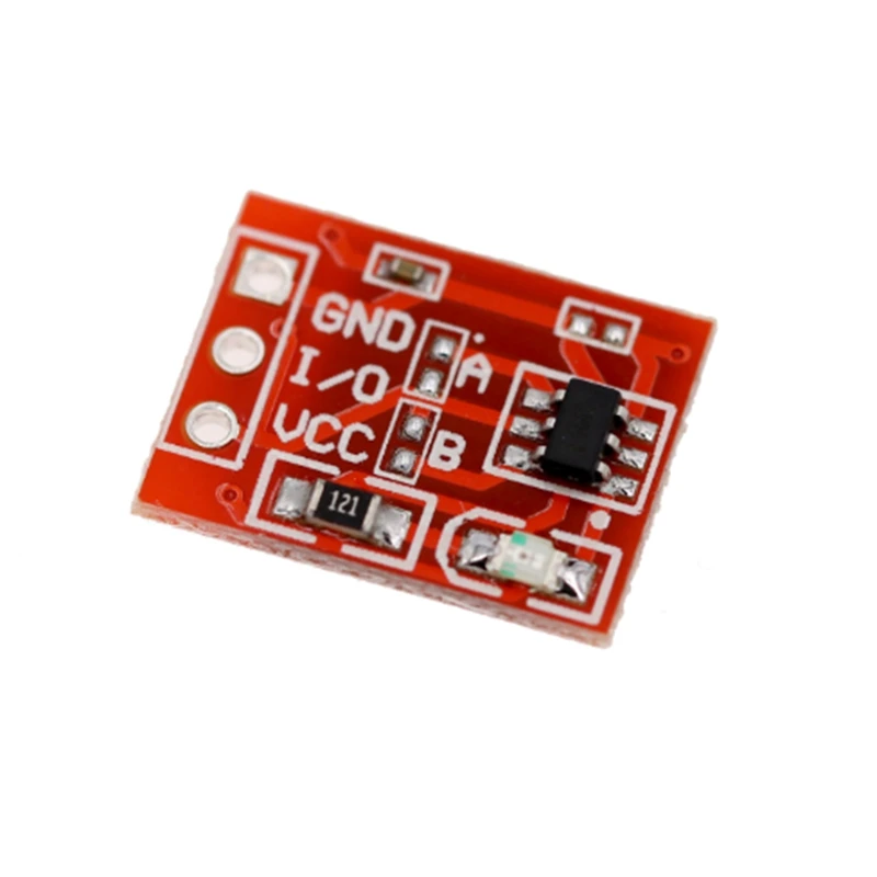 50Pcs Ttp223 Touch Button Modular Self-Locking Jog Capacitive Switch Single-Channel Transformation