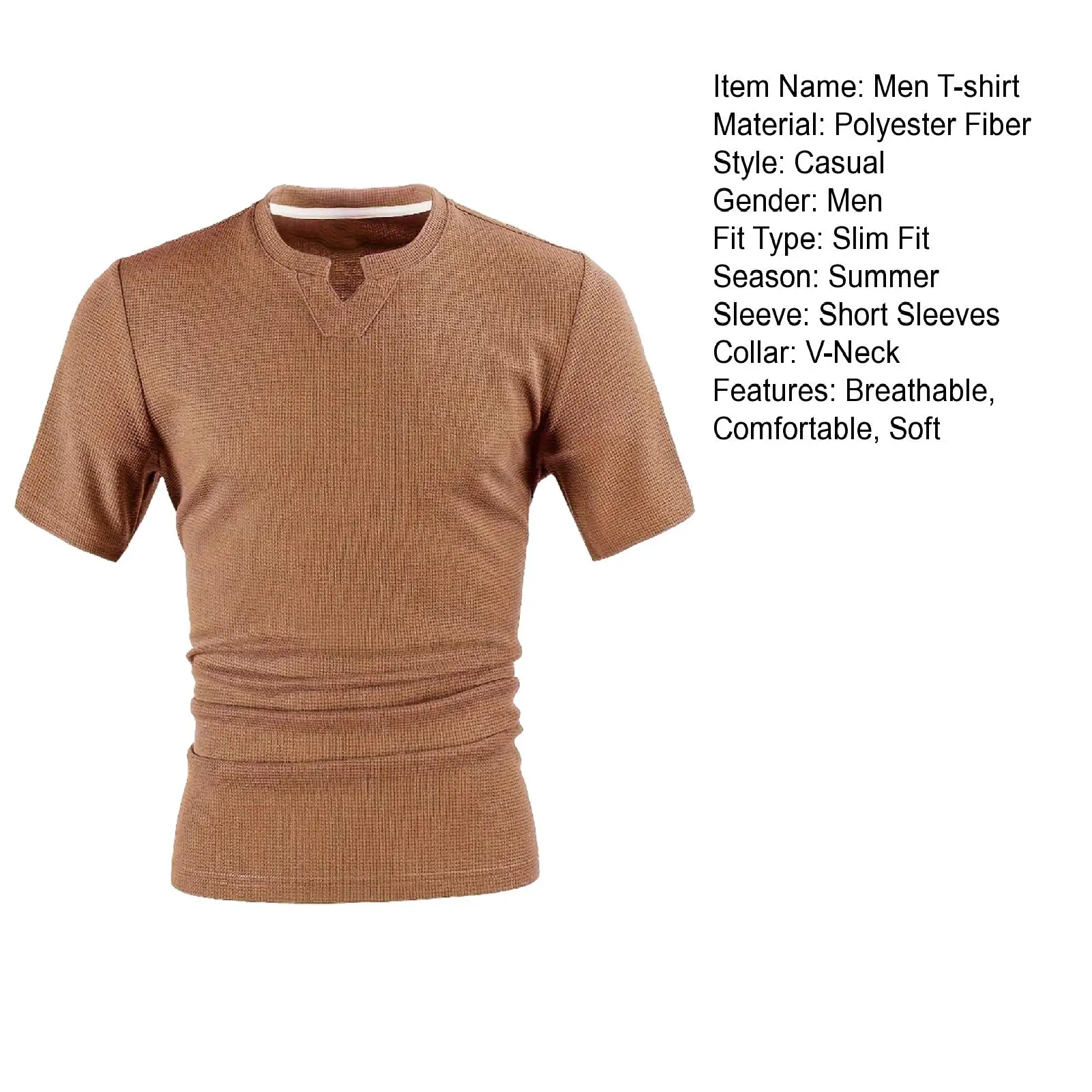Men Fashion Tops Short Sleeve Knitted T-shirt European 2024 Summer Pullovers Mens Simple Tees Shirt Fitness Sports Exercise