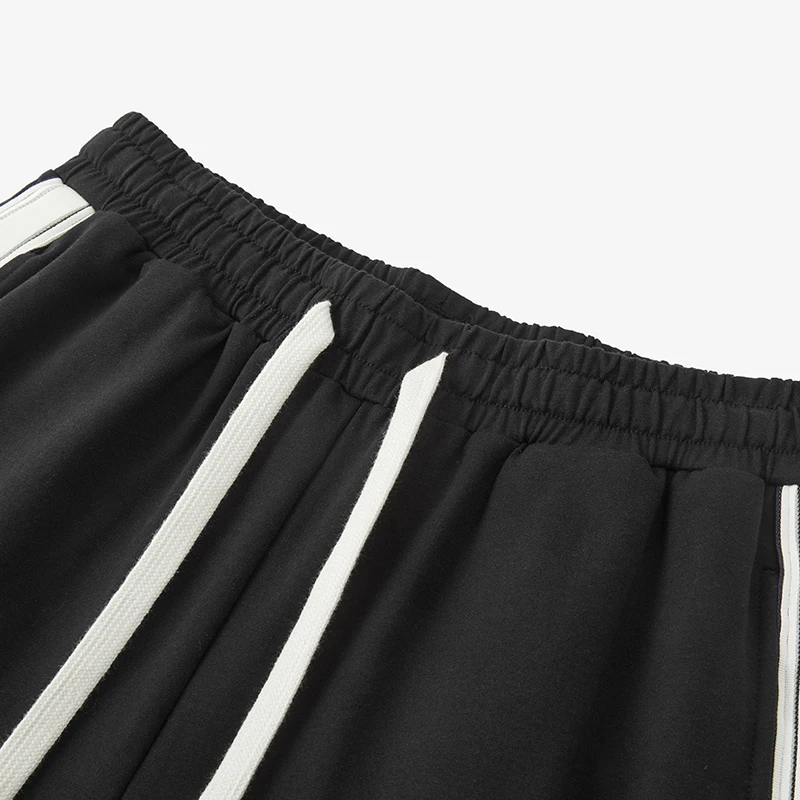 Semir Men Pants Home Wear Vintage Sporty Knit Color Block Webbing Drawstring Elastic Top 2026 Summer Wear