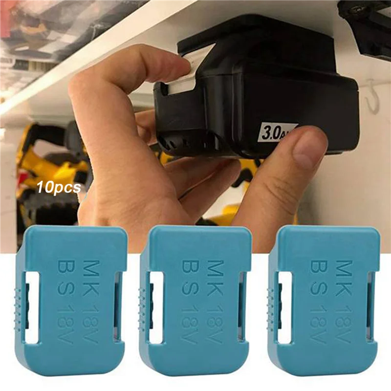 

AC88-20 Pcs New For 18V Fixing Devices Battery Storage Rack Holder Case(Blue)