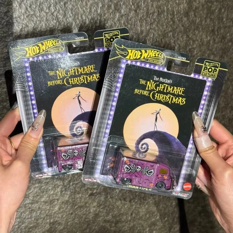 Oryginalny Hot Wheels Hxd63 Seria Popkultury Cyberpunk 2077 Airwolf Świąteczny Horror Model Samochodu Kolekcjonerski Zabawka Model Samochodu Prezent