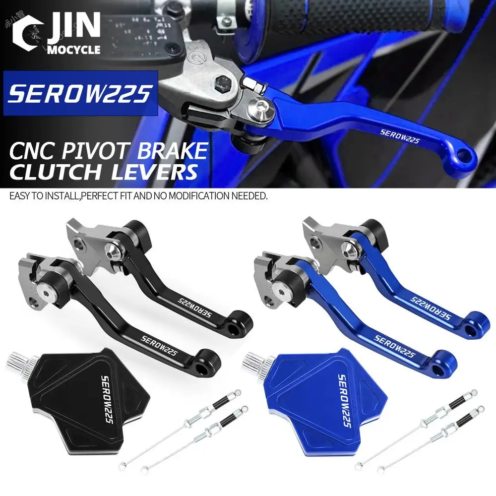 

For YAMAHA SEROW225 SEROW 225 1986-2015 Motorcross Accessories CNC Stunt Clutch Lever Easy Pull Cable System Brake Clutch Levers