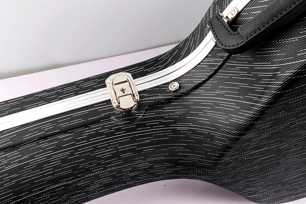 Hooqu Wholesale Fashion High-quality Classical Guitar Bag Hardshell Case Accessories Black Durable Classic Guitar Case