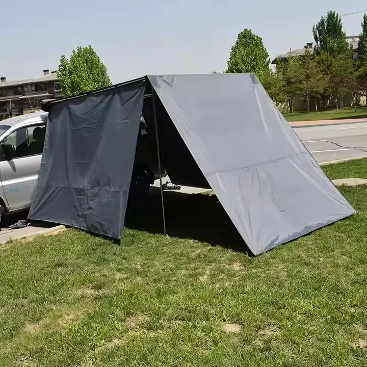 في الهواء الطلق التخييم الصيد قابل للسحب سيارة الجانب المظلة الطرق الوعرة Suv سقف السيارة الجانب 4x4 المظلة خيمة #4