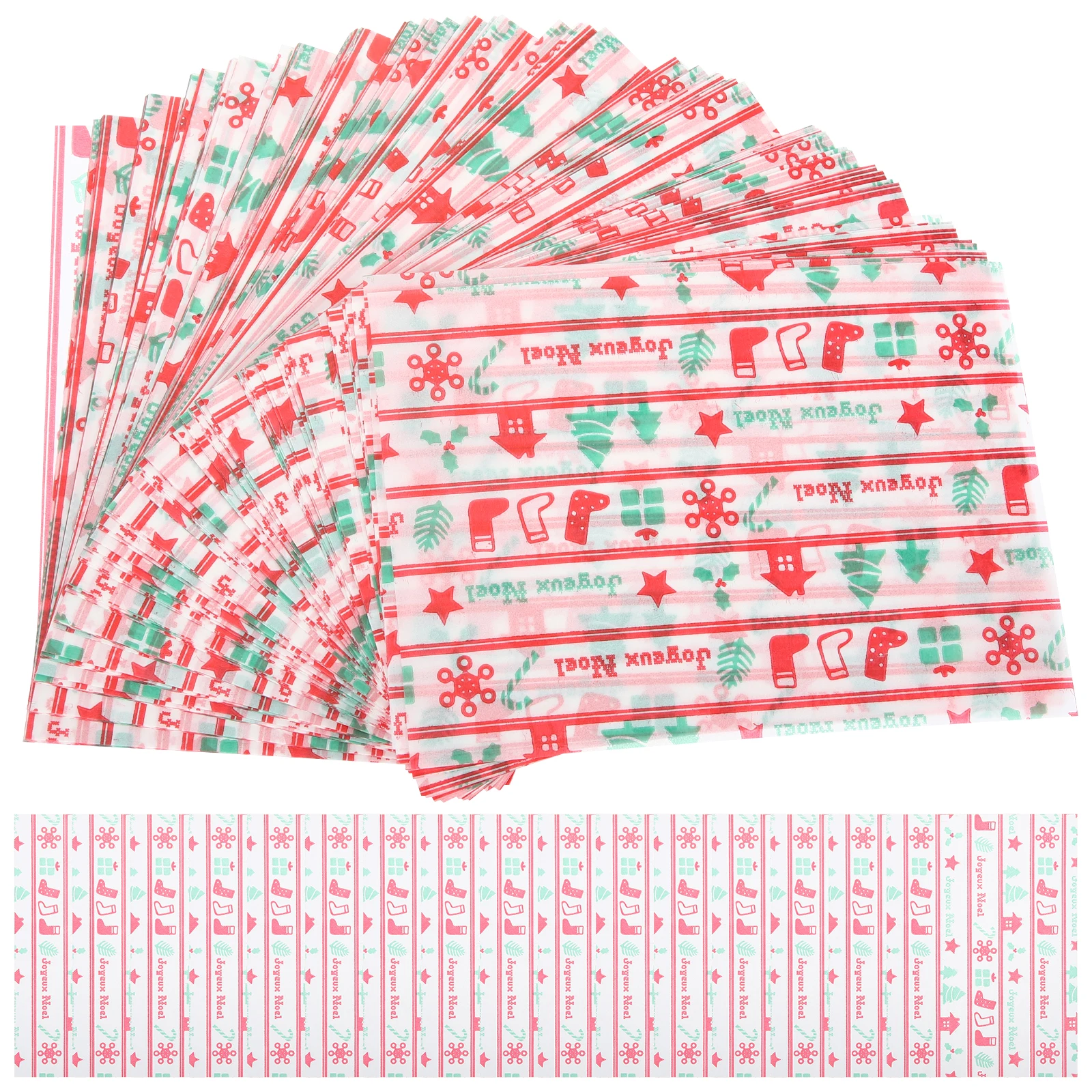 

500 Sheets Packing Paper y Wrappers Christmas Theme Packing Paper ies Nougats Chocolate Sweets Wrapping DIY Decor