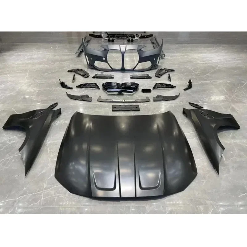 

High quality G22 M4 Wide Body Kit 4 Series G22 G23 Upgrade M4 Style Car Bumpers 1:1 M4 Front Bumper Rear Bumper Exhaust Fenders