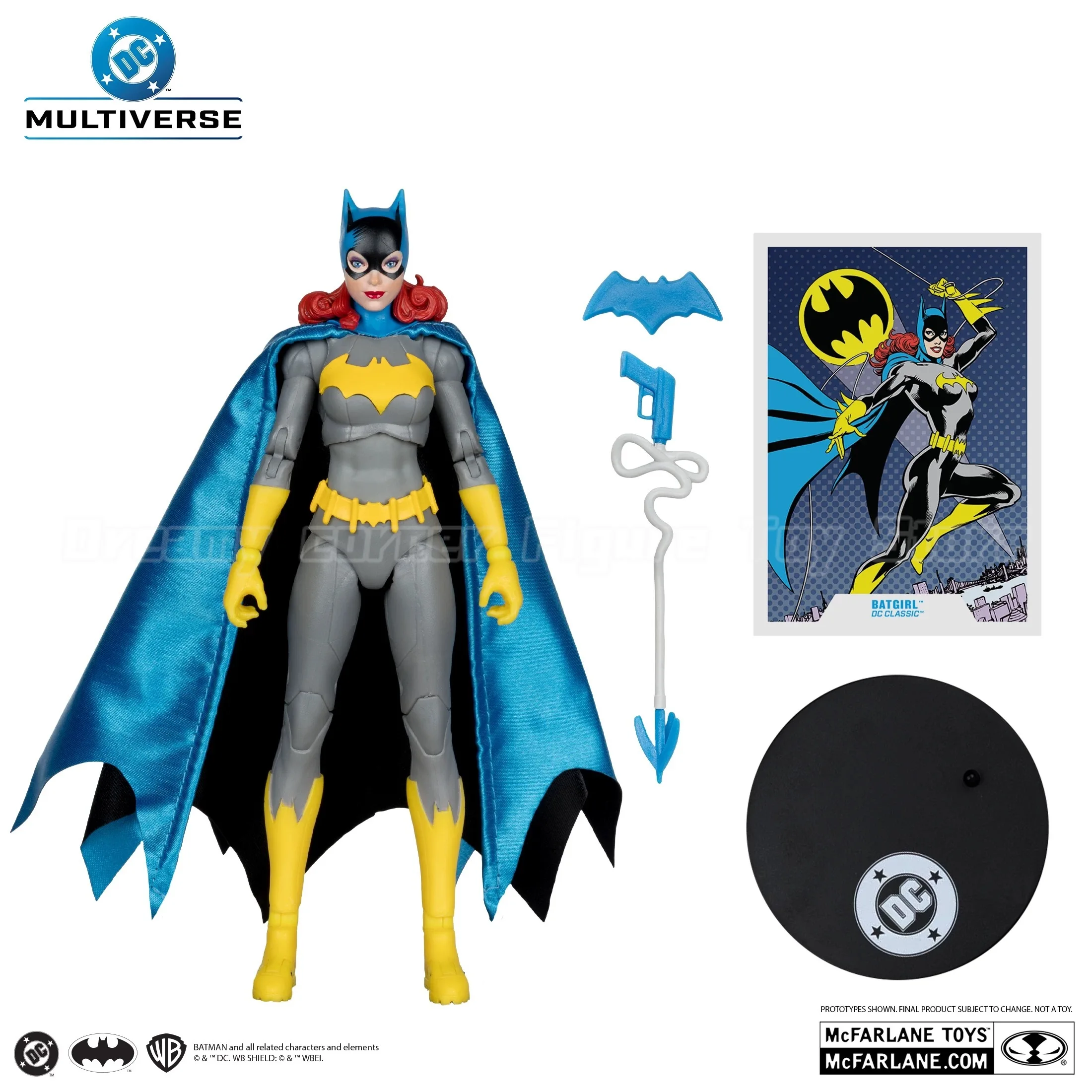 【En stock】Figura de acción original McFarlane Toys BATGIRL CLASSIC 1/10, modelo de juguete de colección