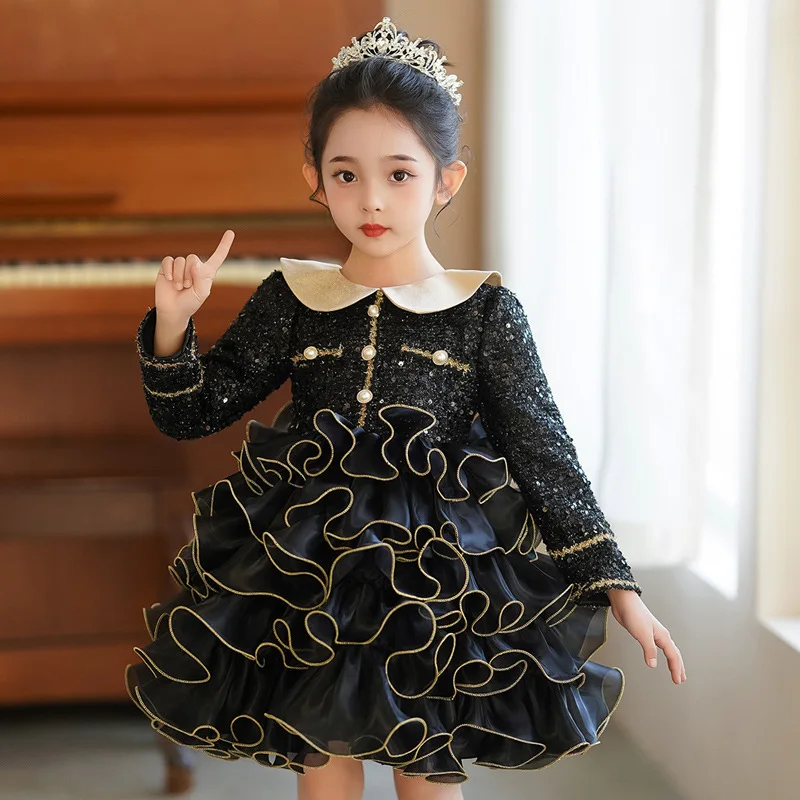 Children's  Girls' Dress Gala Dresses for Girls From 2 to 8 Years Old Flower Girl Dresses for Weddings Junina Party Dress