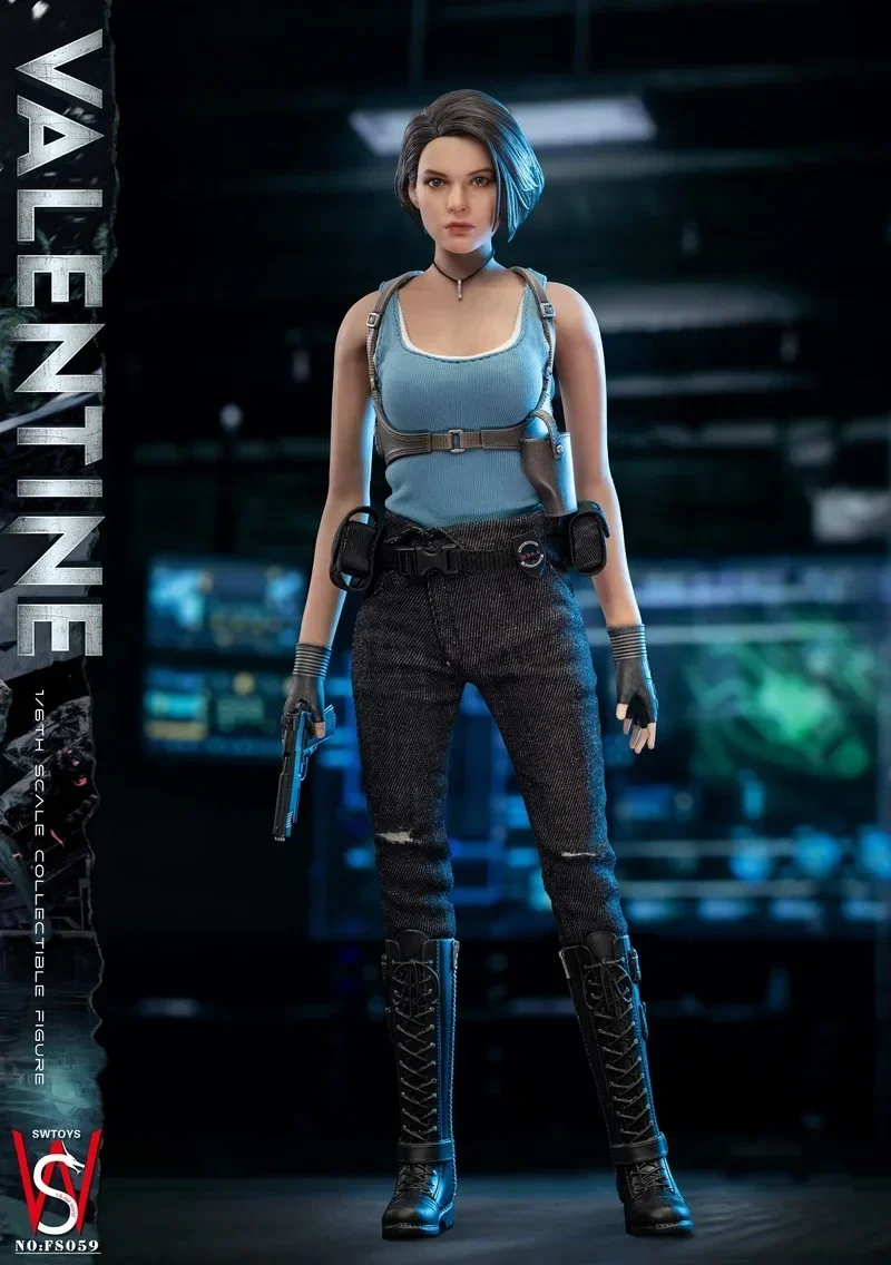 In Stock Swtoys Fs059 1/6 Resident Evil Jill Valentine Action Figure Collection Model Toy Gift