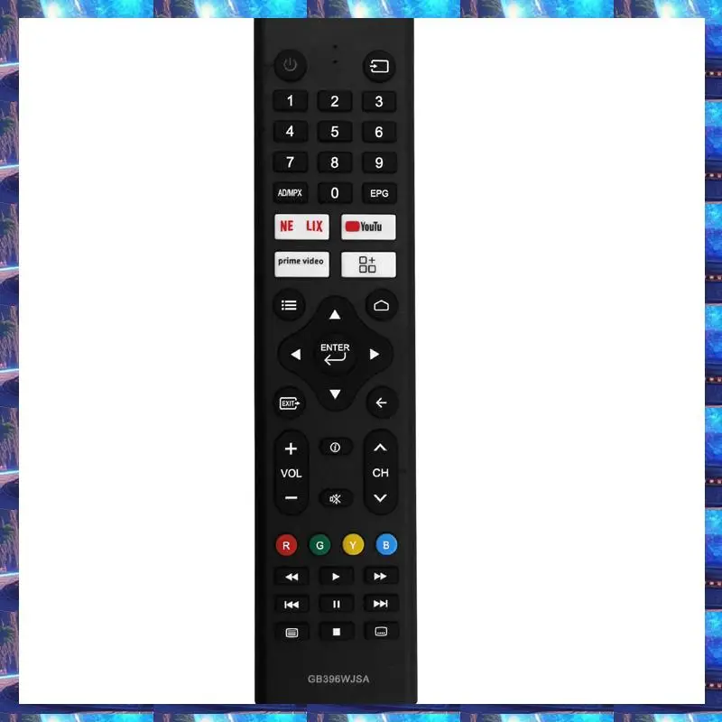 

2025 GB396WJSA Replace Remote Control For Sharp LCD TV 2TC32DF1I 2T-C50DF1I 2T-C42DF1I Easy Install Easy To Use,GB396WJSA Replac