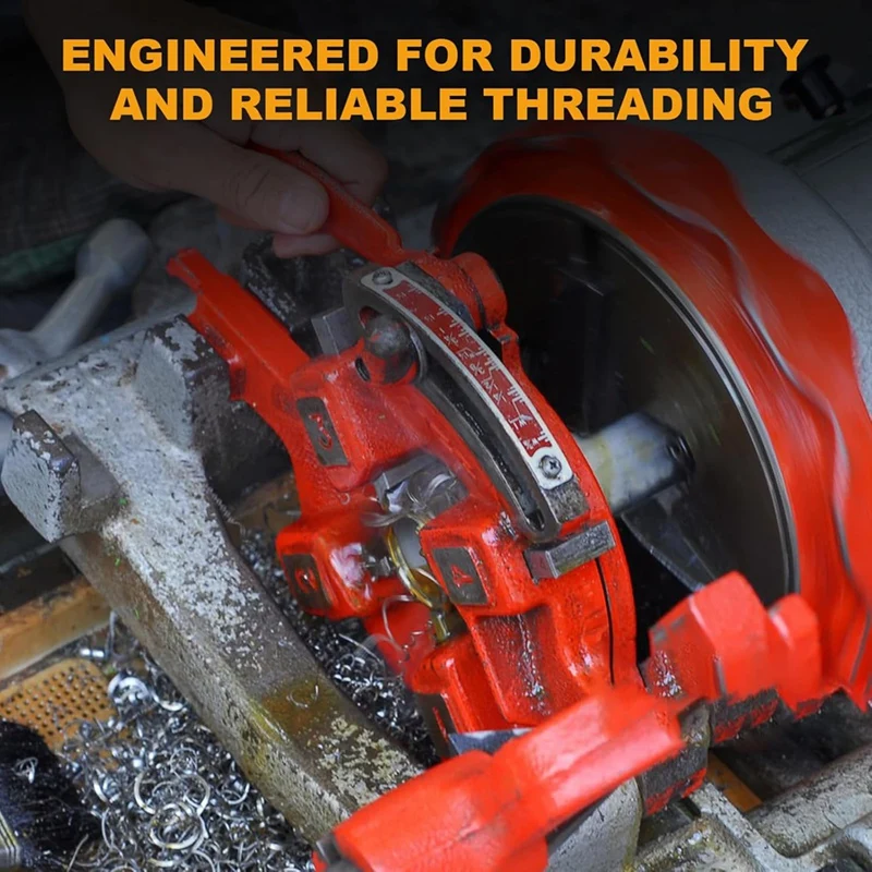 PORK-4-Pack 47770 RIDGID 用パイプねじ切りセット、1-2 インチパイプ用高速ねじ切りダイス、ユニバーサルダイヘッドねじ切りツール