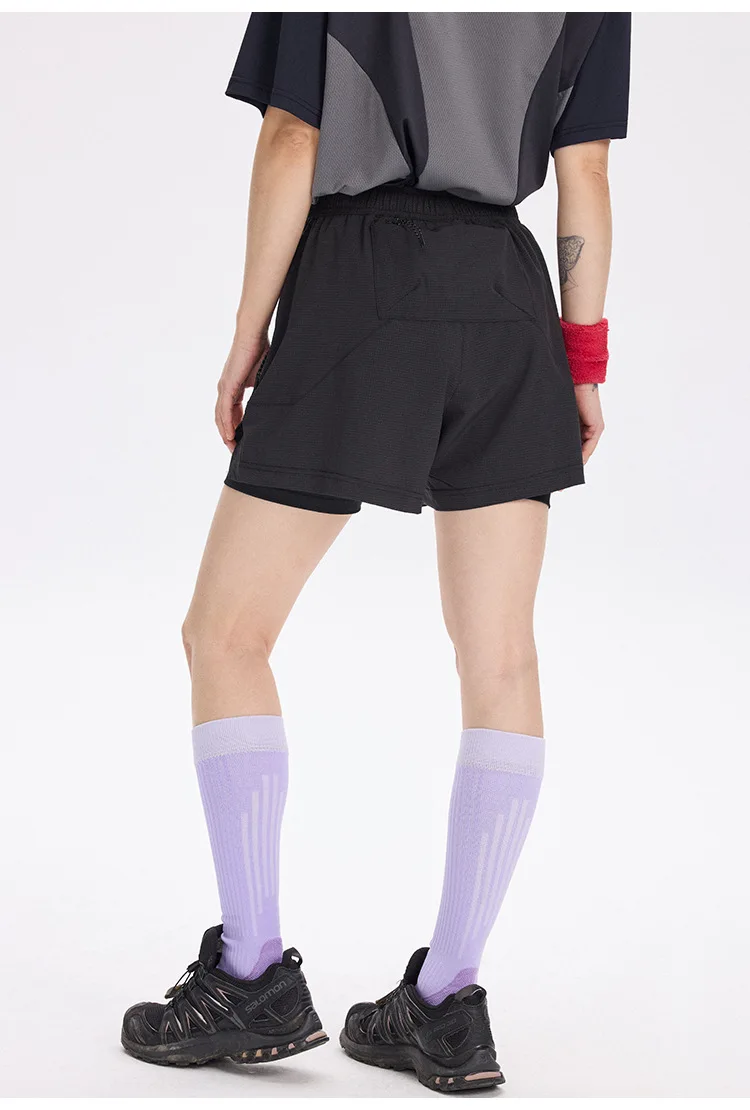 Unisex 2-in-1 Laufshorts Schnelltrocknend Fitness-Shorts Doppelschichtige Kompressions-Laufhose Sportliche Fitness-Jogging-Shorts – Detail 25