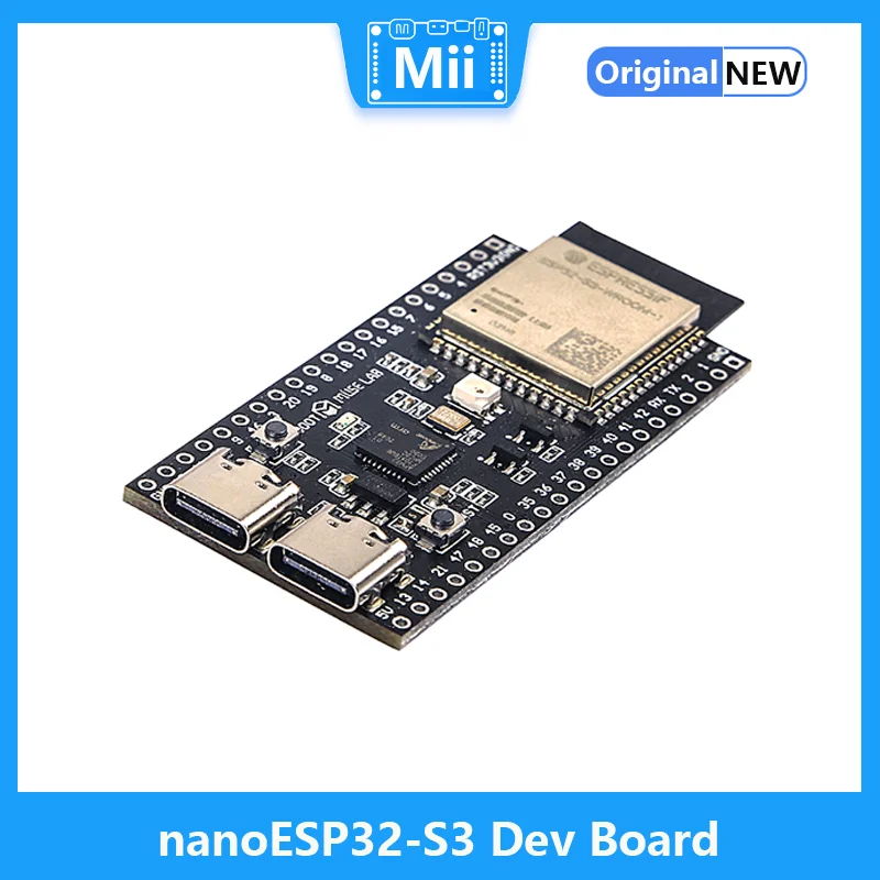 

nanoESP32-S3 Development Board ESP32-S3-WROOM-1 Module WiFi/BLE ESPRESSIF AIOT Board